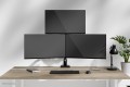 Neomounts DS60-600BL2-1 uchwyt / stojak do monitorów 81,3 cm (32") Biurko Czarny - 2993711