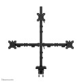 Neomounts DS60-600BL2-1 uchwyt / stojak do monitorów 81,3 cm (32") Biurko Czarny - 2993703