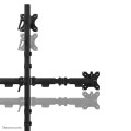 Neomounts DS60-600BL2-1 uchwyt / stojak do monitorów 81,3 cm (32") Biurko Czarny - 2993705