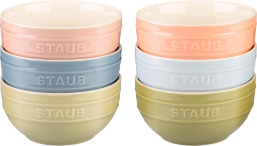 STAUB SERVING Zestaw 6 misek 12 cm, wielokolorowe - 2968552