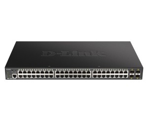 D-Link DGS-1250-52XMP Zarządzany L3 Obsługa PoE Czarny