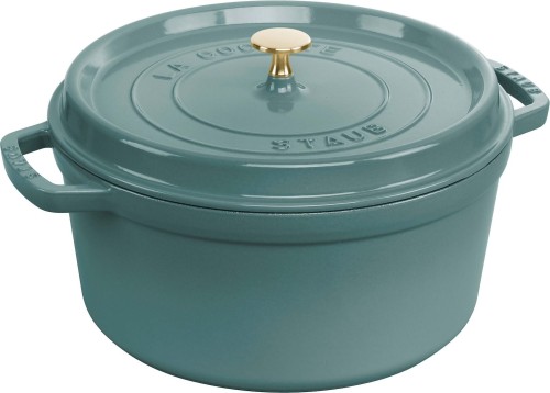 STAUB LA COCOTTE Garnek żeliwny okrągły 2.2 ltr, eukaliptusowy - 2968553