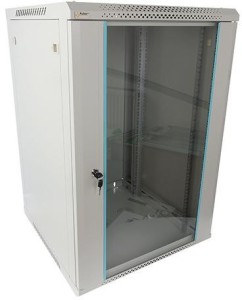 Szafa RACK Pulsar 18U / 19” wisząca do złożenia 600x600 szara