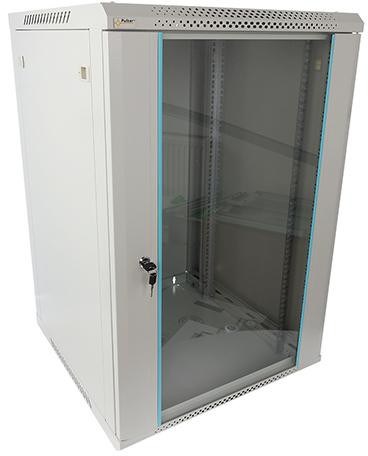 Szafa RACK Pulsar 18U / 19” wisząca do złożenia 600x600 szara - 2991037