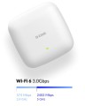 Punkt dostępowy D-Link DAP-X3060 Nuclias Connect WiFi 6 AX3000 - 2975631