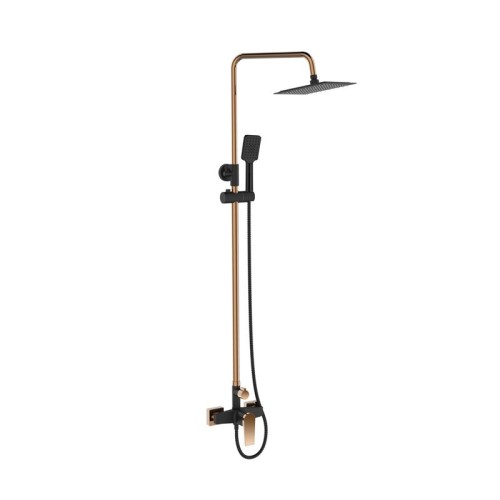 SHOWER COLUMN MIDNIGHT BLACK/GOLD - 2967821