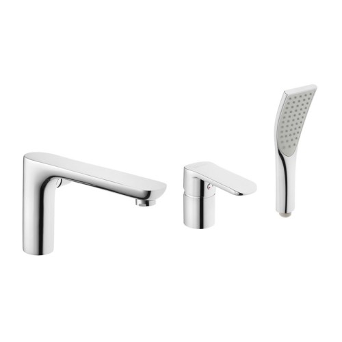 Bateria wannowa 3-otworowa Siros chrom - 2972216