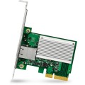 Karta sieciowa Trendnet TEG-10GECTX, wewnętrzna, przewodowa, PCI Express, Ethernet, 10000 Mbit/s, zielony, szary - 2976638