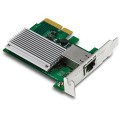 Karta sieciowa Trendnet TEG-10GECTX, wewnętrzna, przewodowa, PCI Express, Ethernet, 10000 Mbit/s, zielony, szary - 2976639