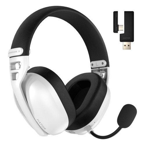 Słuchawki dla graczy Hyperpunk 3 Wireless bezprzewodowe białe - 2988256