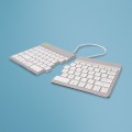 Klawiatura R-Go Tastatur Split Break US-Layout Bluetooth weiĂź - 2987099