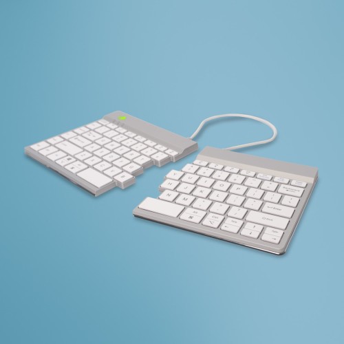 Klawiatura R-Go Tastatur Split Break US-Layout Bluetooth weiĂź - 2987099