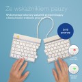 Klawiatura R-Go Tastatur Split Break US-Layout Bluetooth weiĂź - 2987092