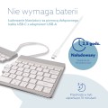 Klawiatura R-Go Tastatur Split Break US-Layout Bluetooth weiĂź - 2987096