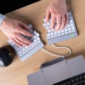 Klawiatura R-Go Tastatur Split Break US-Layout Bluetooth weiĂź - 2987098