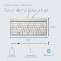 Klawiatura R-Go Tastatur Split Break US-Layout Bluetooth weiĂź - 2987095