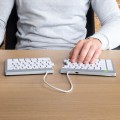Klawiatura R-Go Tastatur Split Break US-Layout Bluetooth weiĂź - 2987089