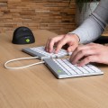 Klawiatura R-Go Tastatur Split Break US-Layout Bluetooth weiĂź - 2987090