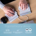 Klawiatura R-Go Tastatur Split Break US-Layout Bluetooth weiĂź - 2987091