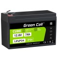 GREEN CELL AKUMULATOR LIFEPO4 CUBE 7AH 12V/12.8V 89.6WH LFPGC12V7AH - 3013155