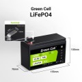 GREEN CELL AKUMULATOR LIFEPO4 CUBE 7AH 12V/12.8V 89.6WH LFPGC12V7AH - 3013157
