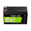 GREEN CELL AKUMULATOR LIFEPO4 CUBE 7AH 12V/12.8V 89.6WH LFPGC12V7AH - 3013175