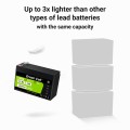 GREEN CELL AKUMULATOR LIFEPO4 CUBE 7AH 12V/12.8V 89.6WH LFPGC12V7AH - 3013159