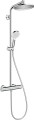 Hansgrohe Crometta S system prysznicowy 2 głowic(e) Ściana Chrom - 2967631