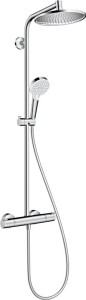 Hansgrohe Crometta S system prysznicowy 2 głowic(e) Ściana Chrom