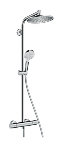 Hansgrohe Crometta S system prysznicowy 2 głowic(e) Ściana Chrom - 2967631