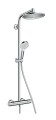 Hansgrohe Crometta S system prysznicowy 2 głowic(e) Ściana Chrom - 3000598