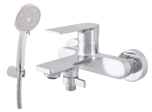 BATH MIXER SHORT SPOUT NIL CHROME