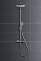 Hansgrohe Showerpipe 230 system prysznicowy 2 głowic(e) Ściana Czarny - 2967687