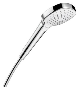 Hansgrohe Croma Select E Ręczna słuchawka prysznicowa Chrom, Biały