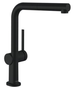 Bateria kuchenna hansgrohe Talis M54 kokkenarmatur 270 1jet med udtak, mat sort