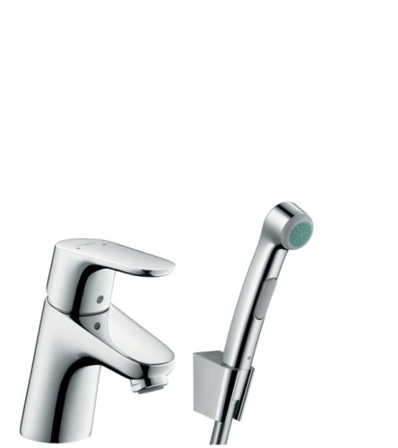 Bateria Hansgrohe Focus E2 z czarnymi włosami, barwy - 2967757