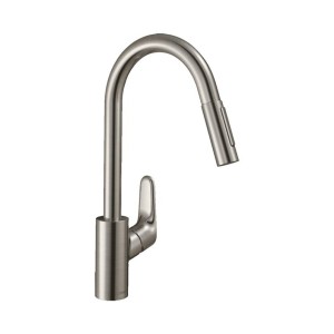 Bateria kuchenna Hansgrohe Focus M41 z wyciąganą wylewką