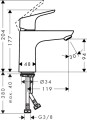 Hansgrohe Focus Chrom - 2967766