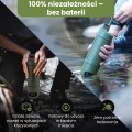 Extralink PURISOO+ BUTELKA Z SYSTEMEM FILTRUJACYM Z POMPKA 400ML FILTR UF + ACF Butelka filtrująca wodę 0,4 l Zielony, Oliwkowy - 3007394