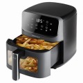 ELDOM FRYTKOWNIC BEZTŁUSZCZOWA FR45 FRITELO 1500W REGULACJA TEMP 80-200°C SZKLANE OKNO W POJEMNIKU DOTYKOWY PANEL STERUJĄCY - 2995610