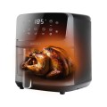 ELDOM FRYTKOWNIC BEZTŁUSZCZOWA FR45 FRITELO 1500W REGULACJA TEMP 80-200°C SZKLANE OKNO W POJEMNIKU DOTYKOWY PANEL STERUJĄCY - 2995613