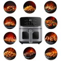 ELDOM FRYTKOWNIC BEZTŁUSZCZOWA FR45 FRITELO 1500W REGULACJA TEMP 80-200°C SZKLANE OKNO W POJEMNIKU DOTYKOWY PANEL STERUJĄCY - 2995615