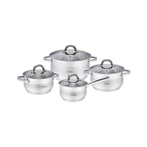 POT SET 8PCS MONZA BR-4008