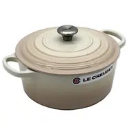 Le Creuset Signature Roaster round 22cm Meringue creme (21177227164430) - 3015178