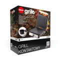 ELDOM GRIIL KONTAKTOWY GK200 2000W, REGULACJA TEMPERATURY, DWA POJEMNIKI NA TŁUSCZ, PŁYTY Z NIE PRZYWIERAJĄCĄ POWŁOKĄ - 2995675