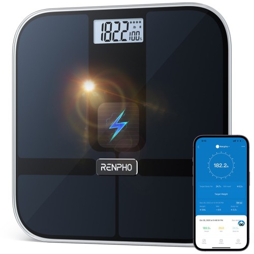 Renpho Elis Solar 2 Kwadrat Czarny Elektroniczna waga osobista - 2970281