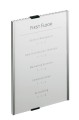 Durable Info Sign Akrylowy, Aluminium Srebrny - 2972115