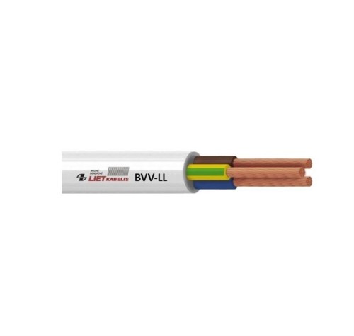CABLE BVV-LL 3X2.5 WHITE 25M - 2972353