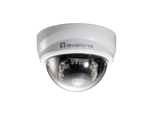 LevelOne FCS-3101 - Sieciowa kamera bezpieczeństwa - Pan/Tilt - Kolor (dzień i noc) - 2 MP - 1920 x 1080 - Stała ogniskowa - Audio - LAN 10/100 - MPEG-4, AVI, MJPEG, 3GPP, H.264 - DC 12V / AC 24V / Po - 2972983