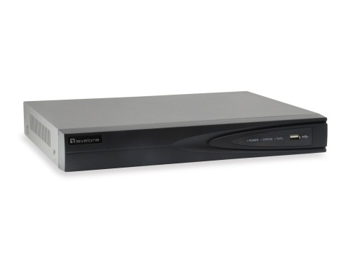 Rejestrator sieciowy LevelOne 4-kanałowy / 1xHDD / 8MP / GEMINI - 2973399